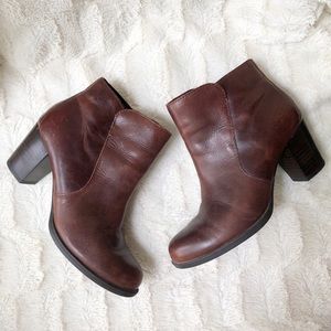 Born Leather Ankle Boots